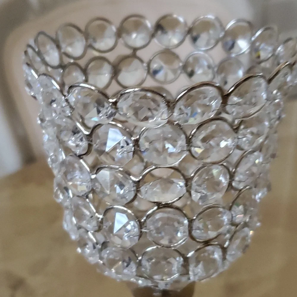 Z Gallerie Crystal Candlestick Nwot